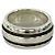 Tiffany & Co Tiffany Grooved Double Line Band Ring Silber - Ansicht 6