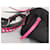 Prada Borsa a Tracolla in Nylon Nero e Rosa - vista 3