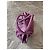 Salvatore Ferragamo Borsa Hobo Gancini in Pelle Viola Porpora - vista 2