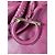 Salvatore Ferragamo Borsa Hobo Gancini in Pelle Viola Porpora - vista 3