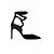 Rene Caovilla René Caovilla Décolleté in velluto nero e cristalli Grigio antracite - vista 6
