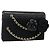 Clutch Flap in pelle Chanel Nero