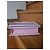 Autre Marque IURI Bolso de cuero rosa con asa circular blanca Blanco - vista 6