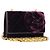 Chanel Wallet on Chain aus gestepptem Samt Lila
