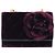 Chanel Wallet on Chain aus gestepptem Samt Lila - Ansicht 2