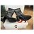 Guess Dania Botas Altas de Cuero Negro, Talla 37 - vista 6