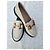 Johnnie Boden Boden Mocassini in pelle color crema con morsetto Crudo Gold hardware - vista 2