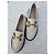 Johnnie Boden Boden Mocassini in pelle color crema con morsetto Crudo Gold hardware - vista 3