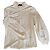 Autre Marque Camicetta Purdey bianca in misto cotone con perle Bianco
