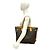 Borsa Tote Louis Vuitton Neverfull MM Monogram Leather Marrone - vista 2