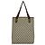 Gucci Old Sherry Line GG Muster Leder Tote Bag Braun Rot Grün - Ansicht 3