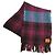 Sciarpa in tartan Vivienne Westwood Nero Porpora Blu chiaro