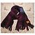 Sciarpa in tartan Vivienne Westwood Nero Porpora Blu chiaro - vista 5