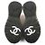Chanel COCO Mark Matelasse Wildleder-Sneaker Schwarz Pink Weiß - Ansicht 8