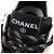 Chanel COCO Mark Matelasse Wildleder-Sneaker Schwarz Pink Weiß - Ansicht 9