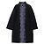 Timeless Abrigo largo Chanel P52273 de tweed, cachemira, seda y lana Negro Multicolor - vista 12