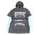 T-shirt a maniche lunghe con ricamo sovrapposto GIVENCHY Grigio Grigio antracite