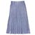 Issey Miyake Falda de poliéster plisada PLEATS PLEASE Denim Transfer Azul