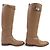 Hermès Botas Hermes Jumping Kelly Buckle de Cuero Castaño - vista 4