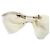 Fermaglio con nastro Chanel Accessorio per capelli Bianco - vista 6