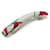 Hermès Accessorio per capelli in seta Hermes Eclipse GM Bianco  - vista 2