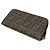 Fendi Zucca PVC Canvas Long Wallet Purple Khaki Dark brown - view 2