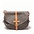 Borsa a tracolla Louis Vuitton Monogram Perforated Saumur 30 Canvas M93998 Marrone - vista 2