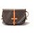 Borsa a tracolla Louis Vuitton Monogram Perforated Saumur 30 Canvas M93998 Marrone - vista 5
