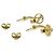 Blooming Ohrringe Louis Vuitton Golden - Ansicht 3