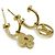 Blooming Ohrringe Louis Vuitton Golden - Ansicht 5