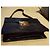 Autre Marque Coccinelle Borsa in pelle goffrata blu scuro - vista 6
