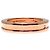 Bulgari Anello Bvlgari B-zero1 in oro rosa 18K - vista 4