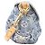 Borsa a tracolla Louis Vuitton Monogram Denim Mini Pleaty Blu - vista 4