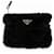 Borsa a tracolla in shearling Prada Nero  - vista 11