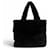 Borsa a tracolla in shearling Prada Nero  - vista 3
