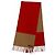 Hermès Stola bicolore in cashmere Hermes Marrone Rosso