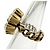 GUCCI GG Marmont Flower Rhinestone Ring Golden - Ansicht 3