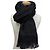 Sciarpa in cashmere nero e azzurro Chanel Blu chiaro - vista 2
