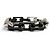 Bracciale a catena Monogram Louis Vuitton Nero Argento - vista 3