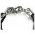 Bracciale a catena Monogram Louis Vuitton Nero Argento - vista 7
