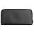 Cartera larga de cuero Saffiano Prada negro - vista 2