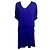 Diane von Furstenberg Vestido Edna de Seda Azul