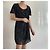 Kenzo Asymmetrisches Kleid Schwarz mit Punkten Aus weiß - Ansicht 15