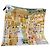 Louis Vuitton Foulard in seta 'Città delle Stelle' Marrone Bianco Multicolore Beige Gold hardware