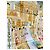 Louis Vuitton Foulard in seta 'Città delle Stelle' Marrone Bianco Multicolore Beige Gold hardware - vista 2