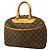 Borsa Louis Vuitton Monogram Deauville Marrone