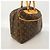 Borsa Louis Vuitton Monogram Deauville Marrone - vista 2