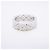 Anello Matelassé Chanel in oro bianco 18K - vista 2