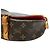 Borsa a tracolla Louis Vuitton Monogram Tambourin Marrone - vista 4