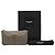 Cartera Saint Laurent de cuero gris con V-Stitch Castaño - vista 10
